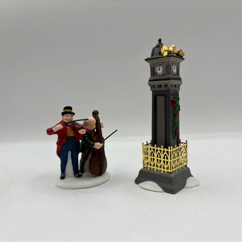 Dept 56 1995 Vintage HVC 12 Days Of Dickens Village Four Calling Birds 58379 EUC - Picture 8 of 12